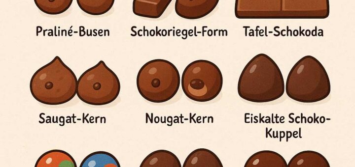 Die süßesten Arten von Schoko-Busen – mit einem Augenzwinkern